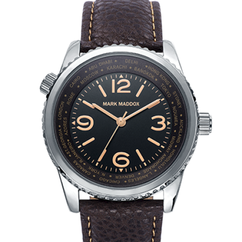 Casual Mark Maddox men's watch with black strap
