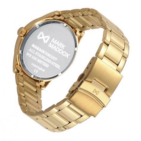 Marais Reloj de hombre Marais de acero en color oro