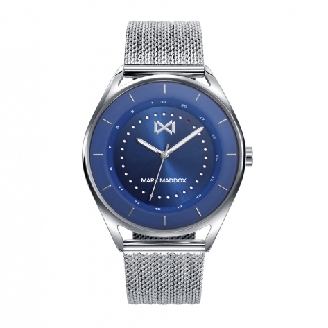 Venice Men's Watch Mark Maddox Venice three hands in steel with milanese mesh