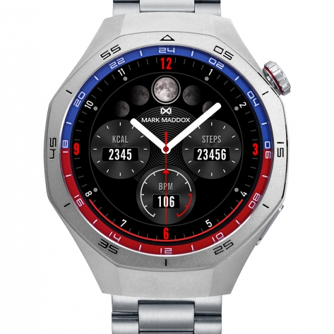 Smart Now · Smart Watches Reloj Smart caja de metal con brazalete de acero