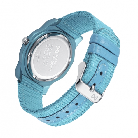 Reloj Mujer Mission, caja de aluminio y correa de nylon en azul claro Reloj Mujer Mission, caja de aluminio y correa de nylon en azul claro