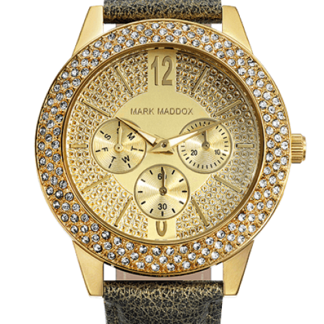 Street Style Mark Maddox women's watch multifunction bronze