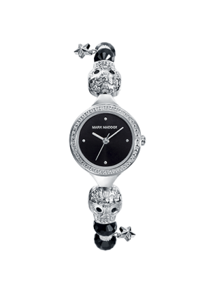 Trendy Silver Mark Maddox women's watch with beads