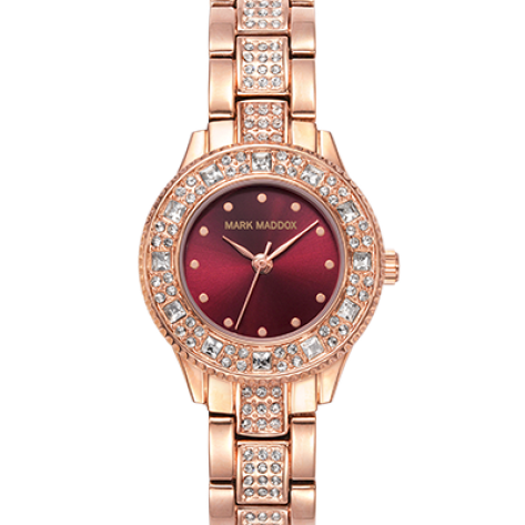 Pink Gold Reloj de mujer Pink Gold brazalete rosa