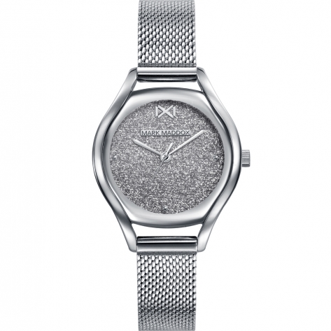 Venice Women's Watch Mark Maddox Venice, three hands, stainless steel with milanese mesh