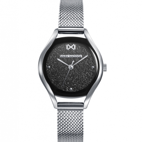 Venice Women's Watch Mark Maddox Venice, three hands, stainless steel with milanese mesh