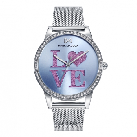 TOOTING women's watch with blue dial and the word 