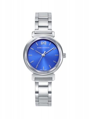Alfama Reloj Mark Maddox de mujer caja de acero , brazalete de acero, movimiento cuarzo