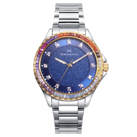 Reloj de mujer Tooting de acero con circonitas de colores Reloj de mujer Tooting de acero con circonitas de colores