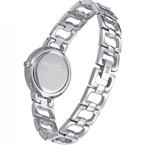 Alfama Women’s watch with a steel case and bracelet, green dial and contemporary design