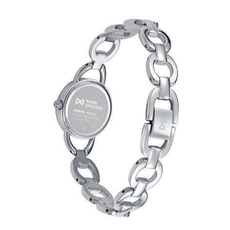 Shibuya Reloj Mark Maddox de mujer caja de acero , brazalete de acero sólido, movimiento cuarzo