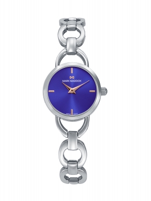 Shibuya Reloj Mark Maddox de mujer caja de acero , brazalete de acero sólido, movimiento cuarzo