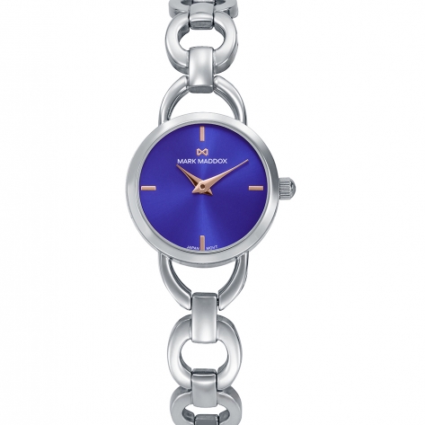 Shibuya Reloj Mark Maddox de mujer caja de acero , brazalete de acero sólido, movimiento cuarzo