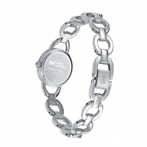 Shibuya Reloj Mark Maddox de mujer caja de acero , brazalete de acero sólido, movimiento cuarzo