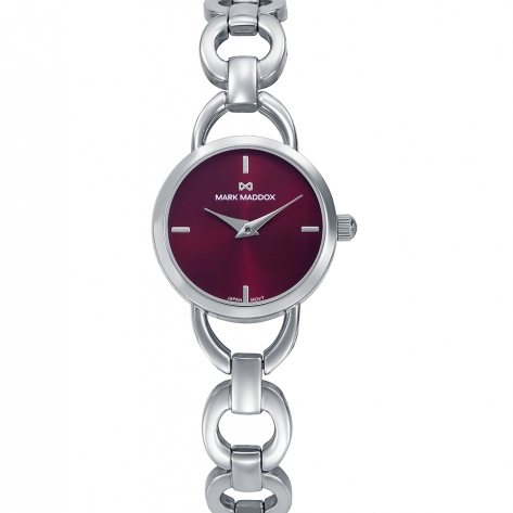 Shibuya Reloj Mark Maddox de mujer caja de acero , brazalete de acero sólido, movimiento cuarzo