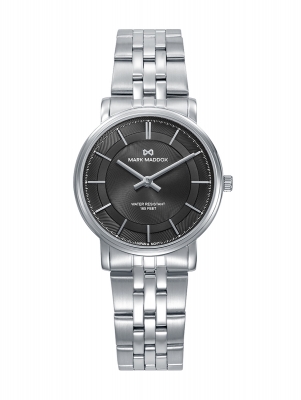Greenwich Reloj Mark Maddox de mujer caja de acero,5 Atm , brazalete de acero  , movimiento cuarzo