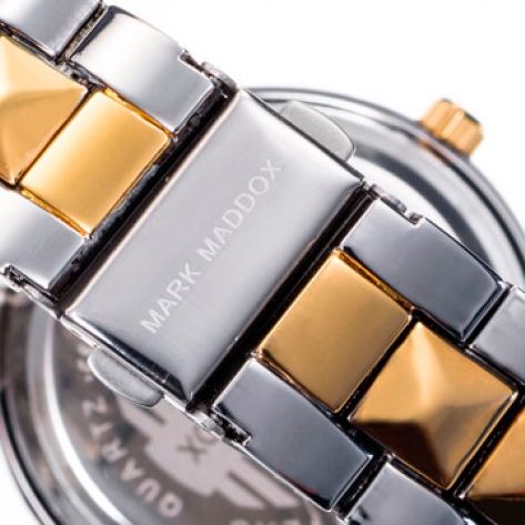 Golden Chic Mark Maddox multifunction two-tone women's watch