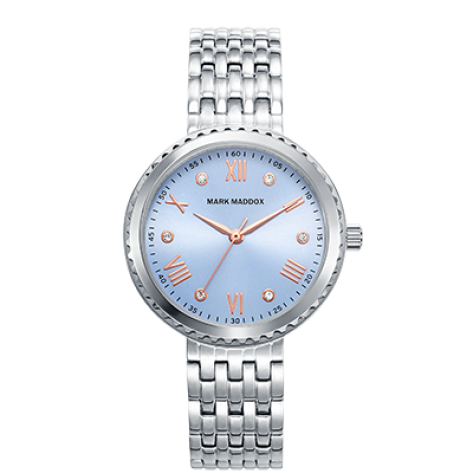 Catia Mark Maddox women's watch 3 hands with blue dial