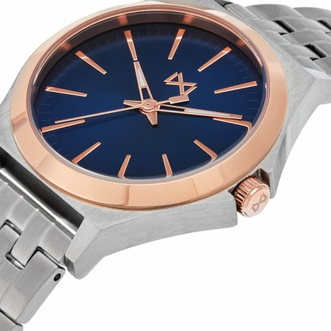 Marina Mark Maddox women's watch with three hands in steel