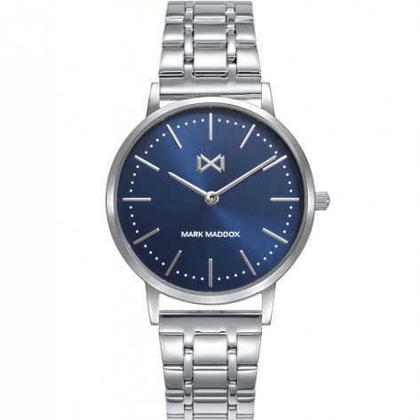 Greenwich Women's Watch Mark Maddox GREENWICH steel blue dial and bracelet