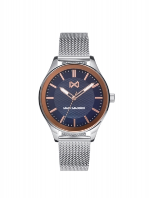 Midtown Women's Watch Mark Maddox Midtown three hands in steel and Milanese mesh