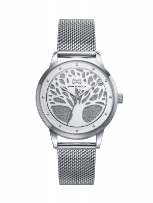 Shibuya SHIBUYA women's watch with silver dial with tree of life