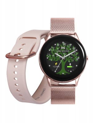 Smart Now · Smart Watches Smartwatch de hombre Smartnow de aluminio ip rosa con correa de silicona rosa