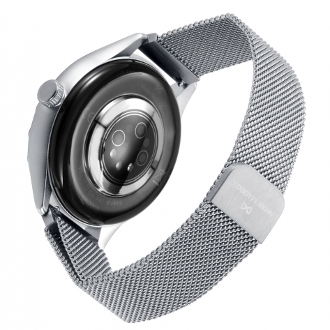 Smart Now · Smart Watches Reloj Smart de metal en acero  y malla milanesa