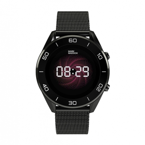Smart Now · Smart Watches Smartwatch Smartnow ip gris con malla milanesa y correa de recambio negra