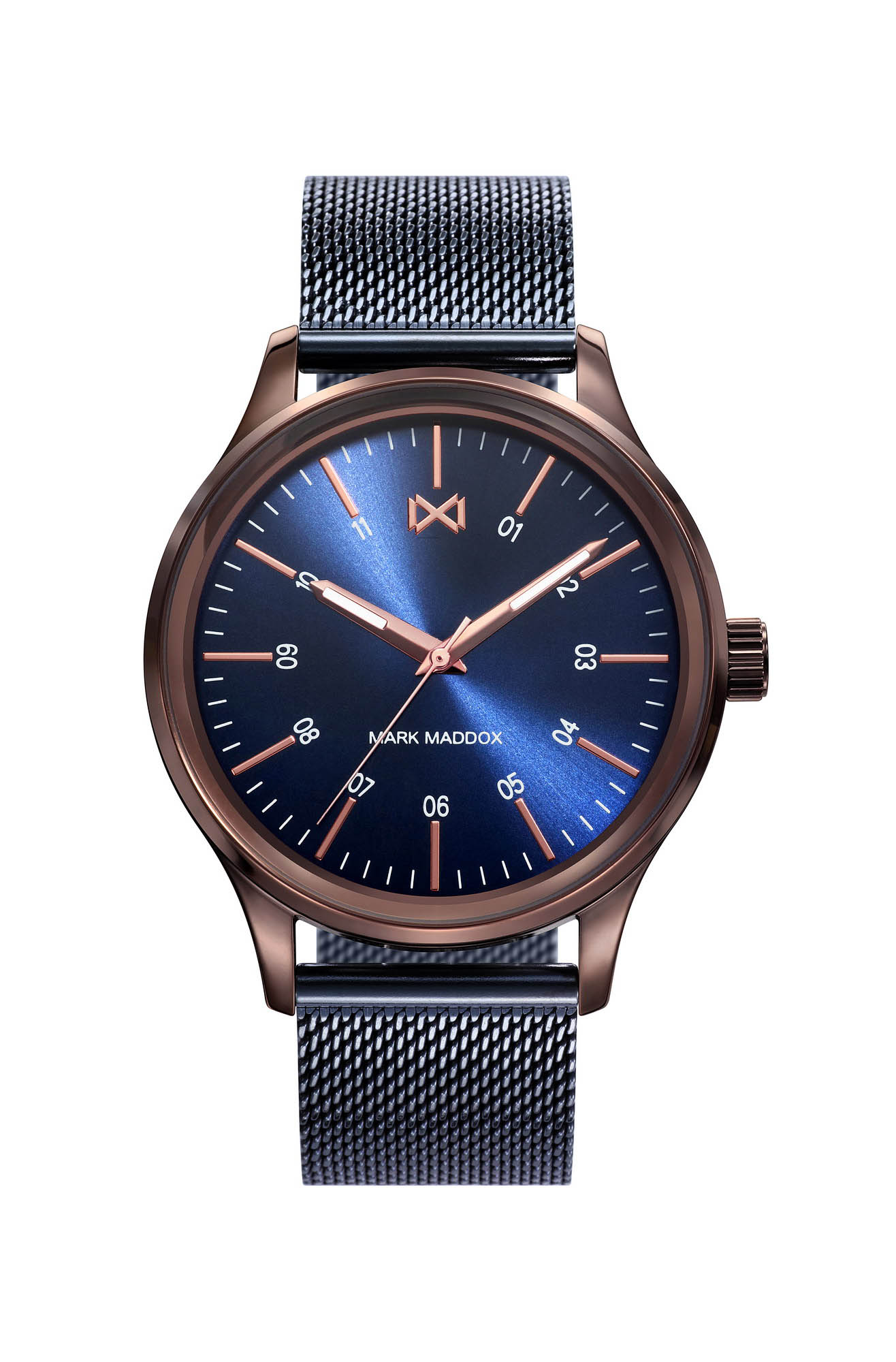 Flexible Inapropiado reforma Reloj Hombre Reloj de hombre Village de acero con ip marrón y azul HM7109-37